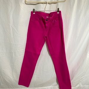 Pink J Crew Chord Pants